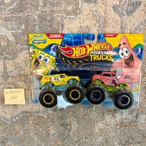 SpongeBob and Patrick Hot Wheels Monster Truck Set